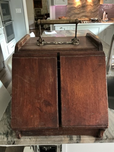 1890 antique wooden coal - 1890,