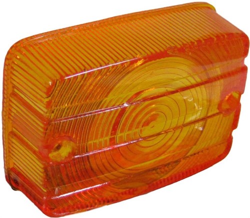 Indicator lens front amber - lens,
