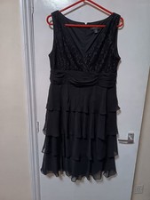 R&M Richards black sequin