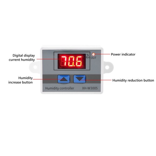 W3005 digital hygrometer - xh-w3005,