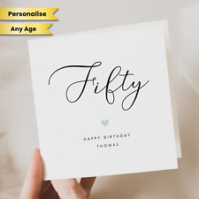 Personalised 50th Birthday