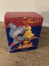 Schmid Disney Aladdin & Jasmine Music Box Magic Carpet 1993 “A Whole New World”