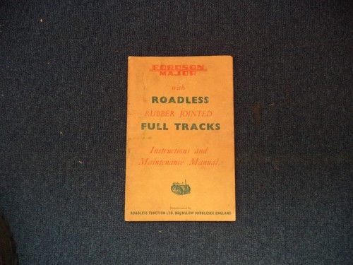 Roadless fordson major crawler - fordson,