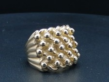9ct Gold 5 Row Keeper Ring -