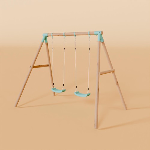 Double swing set wildwood i - wildwood,