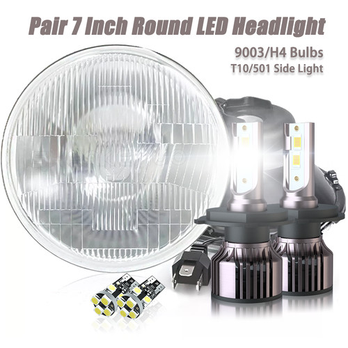 Pair inch round led - pair,