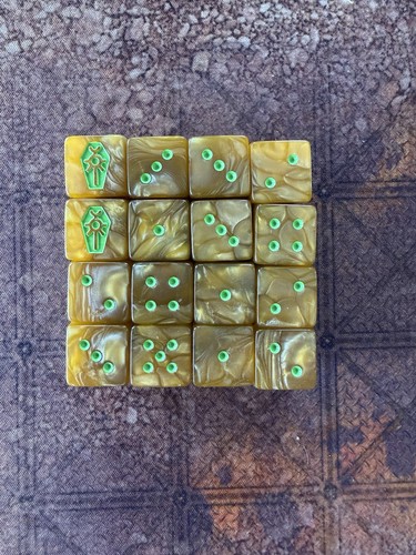 Warhammer 40k necron dice - necron,