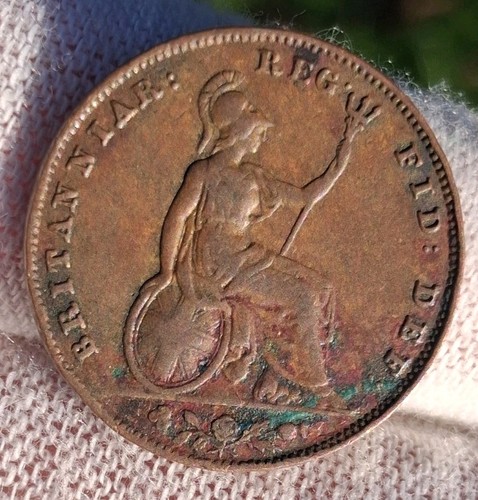 Great britain copper farthing - britain,