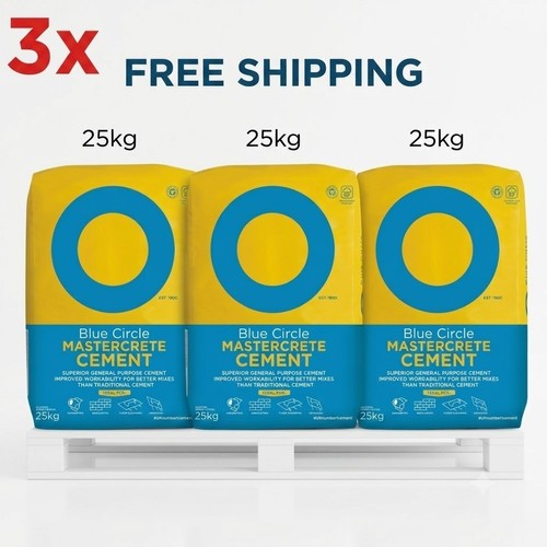 Blue circle mastercrete cement - blue,