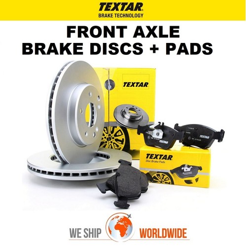 Textar front axle brake discs - front,
