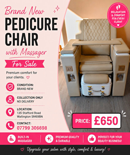 Pedicure chair with - pedicure,