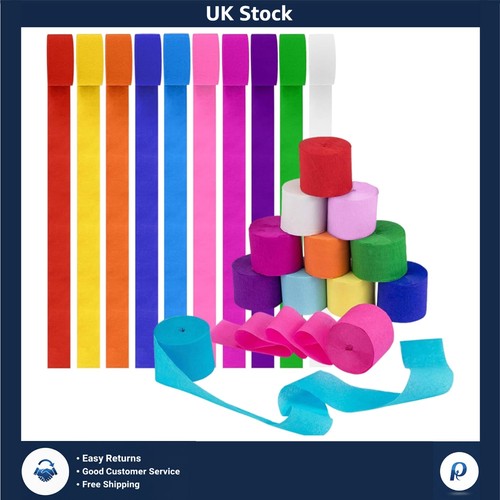 Rolls crepe paper streamers - rolls,