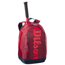Wilson Junior Tennis Red Infrared Backpack 2 Rackets Lock Zips Valuables Pocket
