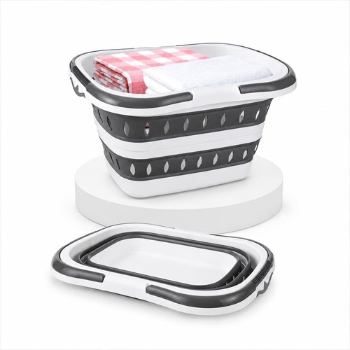 Collapsible laundry basket - collapsible,