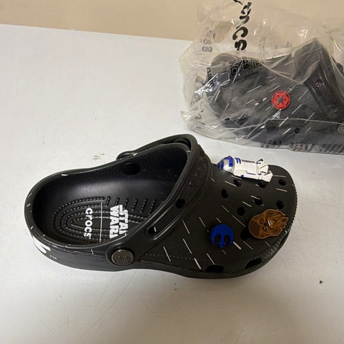 Crocs star wars black clog - star,