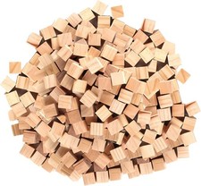 Small Wooden Cubes, 500 Pcs