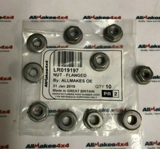 Allmakes OE Land Rover Discovery TD5 Exhaust Manifold Nuts  10 x LR019197