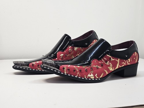 Mens spiked patent gothic - mens,