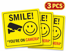 3x SMILE YOUR ON CAMERA CCTV