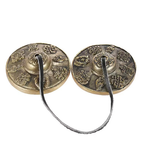 Tibetan tingsha cymbals 2pcs - tingsha,