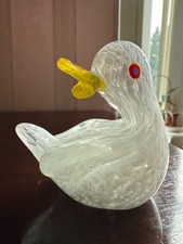 Vintage Murano Glass Duck