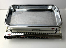 Vintage Krups Kitchen Scale Perla White Metal Made In Germany