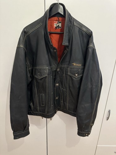 Diesel leather jacket - diesel,