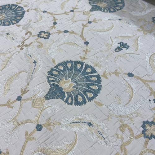 Traditional teal floral design - traditional,