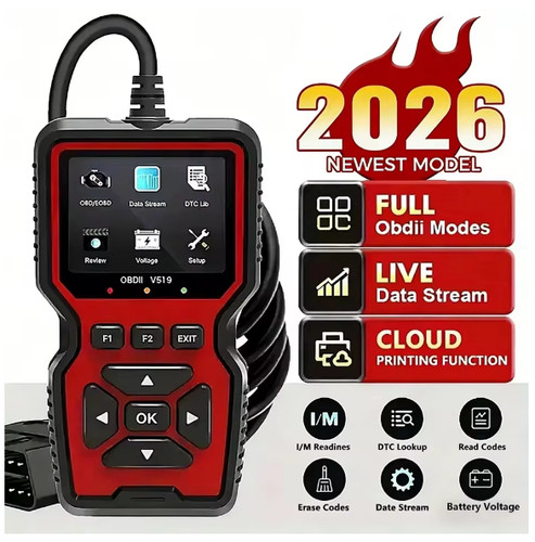 2026 v519 obd2 scanner car - v519,
