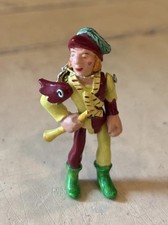 Vintage Miniature Hantel Painted Pewter Jointed Pied Piper Figurine w/Tag