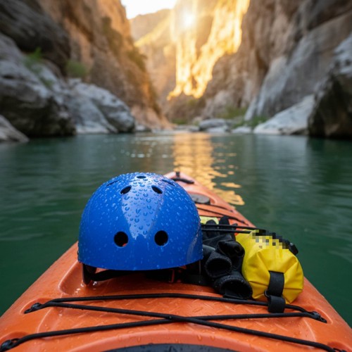Kayaking helmet shock - helmet,