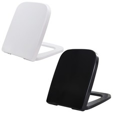 Fanmitrk Square Soft Close Toilet Seat, Quick Release Heavy Duty Toilet Seat