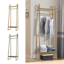 Bamboo Wooden Clothes Rail