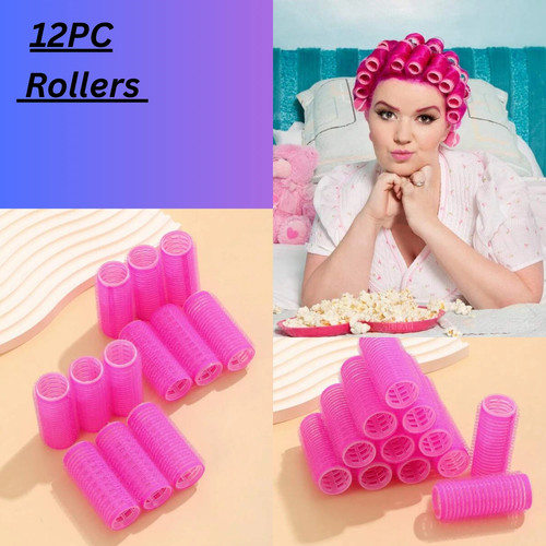 Self grip hair rollers - self, curls