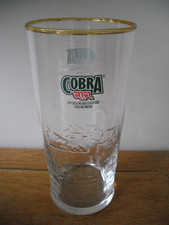 Cobra Pint Glass Embossed