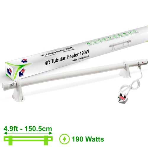 Tubular heater with built - heater, in