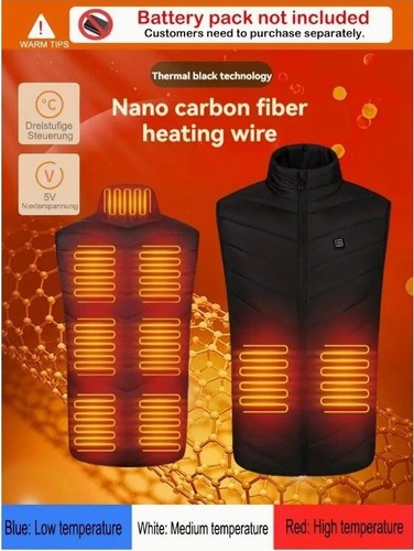 Heated vest gilet jacket - heated,