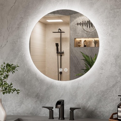 Round bathroom mirror - round, 50cm