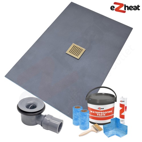 Wet room shower - wet, kit