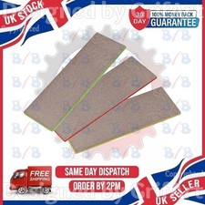 SET OF 3 PROFESSIONAL 6" DIAMOND SHARPENING STONES EXTRA FINE/FINE/COARSE GRIT