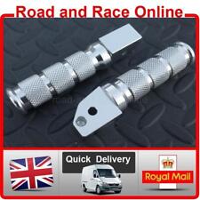 Honda CBR600 F1/F2/F3/F4/F4i & CBR1000F Rear Foot Pegs Silver CNC Aluminium