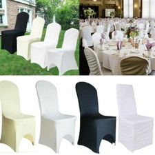 1/10/50/100pcs Chair covers Removable slipcover Protector Wedding Banquet Party