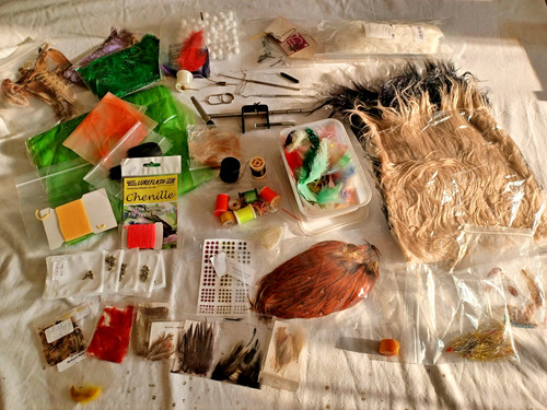 Fly tying materials - and, tools