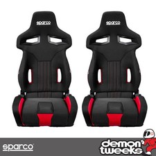 2 x Sparco R333 Seats - Black