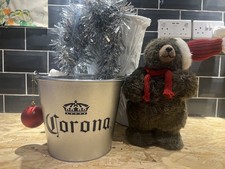 Corona Extra Galvanized Ice Beer Bottle/Can Bucket