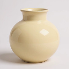 Poole Pottery Calypso Cream Vase 4" Small Vintage Posy England 1980s