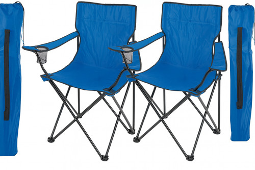 Camping chairs folding - 2x,