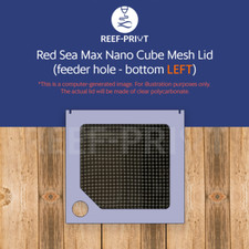 Aquarium Mesh Lid for Red Sea MAX Nano Cube (450mm x 450mm) | Jump Guard 