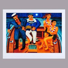 Graham Knuttel LTD Edition Print of 50 pieces Irish Artist Moonlight Party