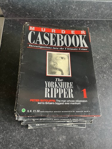 Murder casebook magazines - murder,